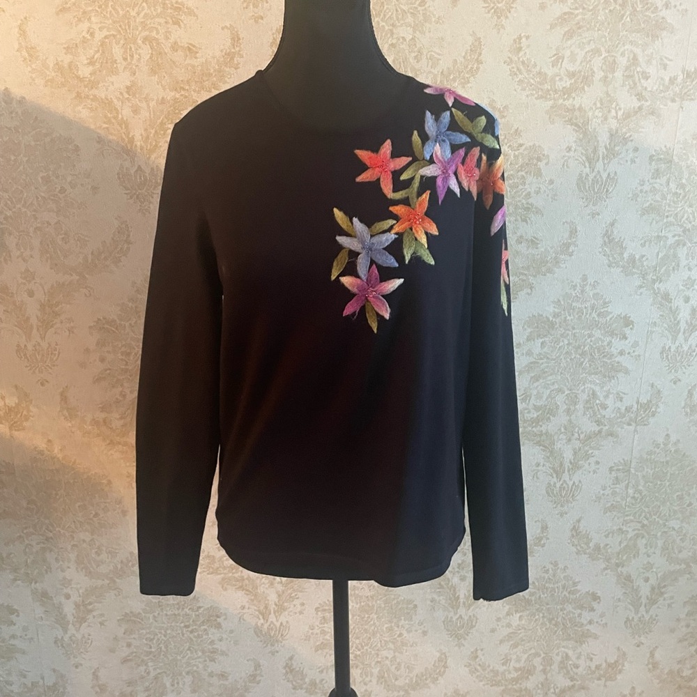 Rainbow Canada embroidered sweater